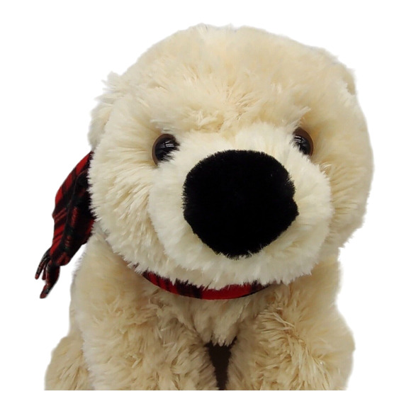 Creamy Tan Super Soft Floppy 17" Eddie Bauer Teddy Bear Stuffed Animal Plush Toy - Picture 4 of 12